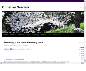 sorowik.de: Christian Sorowik | Homepage & Blog
 MyBlog - Ein weiterer WordPress-Blog 