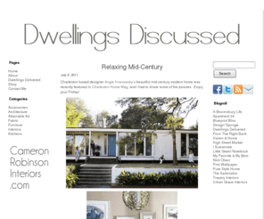 dwellingsdiscussed.com: Dwellings Discussed
A blog about eclectic and chic home interior design.