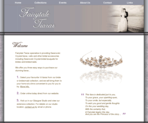 fairytaletiaras.co.uk: Fairytale Tiaras
Swarovski Crystal bridal tiaras, veils, and bridal bouquets for bride and bridesmaids.