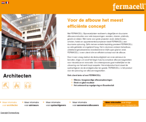 fermacell.org: Informatie voor architecten, FERMACELL voor de afbouw het meest efficiënte concept.
Met name voor grote projecten zoals ziekenhuizen, scholen, hotels en appartementencomplexen biedt FERMACELL een duurzame oplossing.