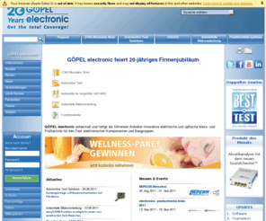 goepel.com: Get the total Coverage! - GÖPEL electronic
GÖPEL electronic GmbH - Get the total Coverage! JTAG/Boundary Scan, Automotive Test Solutions, Automatische Inspektion (AOI/AXI),Industrielle Bildverarbeitung, Funktionstest