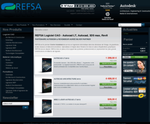 refsa.com: Autocad LT, Autocad, 3DS max, Revit : Logiciel CAO - REFSA partenaire Autodesk
REFSA est le premier Centre Autodesk de service en ingénierie informatique dans les domaines de l'image, du graphisme et des réseaux et télécommunications
