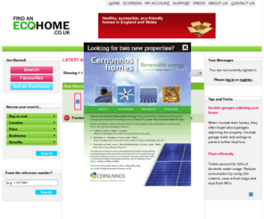 findmeanecohome.com: Find an EcoHome.co.uk - Buy and sell EcoHomes for free! (Search)
Buy and sell EcoHomes for free! Healthy, accessible and eco-friendly homes in England and Wales.