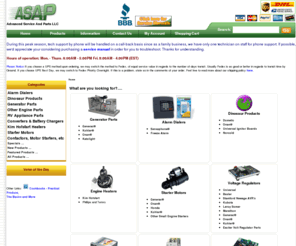partsfortechs.com: Generator parts, Generac, Kohler, Onan | Kim Hotstart heaters, Sensaphone, Freeze Alarm, LG / LS contactors
Major credit cards accepted. International Shipping available by Express Mail, DHL, UPS.