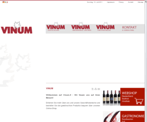 vinum.it: VINUM
VINUM Willkommen auf Vinum. it - Wir freuen uns auf Ihren Besuch! Erfahren Sie mehr über uns und unsere Geschäftsbereiche und bestellen Sie die g...