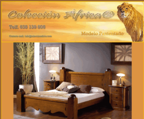 coleccionafrica.com: Colección África portada
muebles de madera fabricante mobles S/T