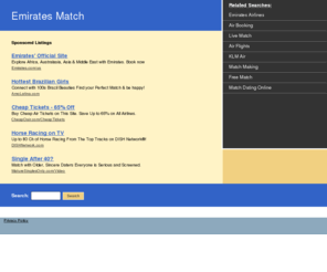 emiratesmatch.com: Emirates Match
Emirates Match on WN Network delivers the latest Videos and Editable pages for News & Events, including Entertainment, Music, Sports, Science and more, Sign up and share your playlists.
