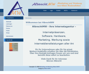 albrechtmw.de: AlbrechtMW - Ihre Internetagentur - Startseite
Joomla - das Content Management System