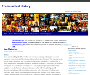 ecclesiasticalhistory.com: Christian Church History
Complete History of the Christian Church and Christianity.