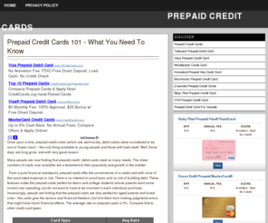 prepaid-credit-card-reviews.com: Prepaid Credit Cards | Prepaid-Credit-Card-Reviews.com
Prepaid credit cards are all the rage -- get all the facts here.