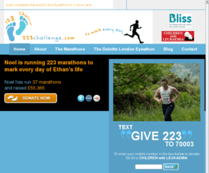 223challenge.com: 223challenge: Home
Home page of Noel Bresland's 223 Marathon Challenge