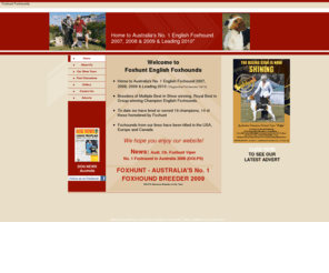 foxhuntfoxhounds.com: Home
Foxhunt English Foxhounds