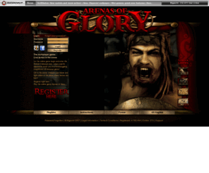 gladius2.com: Online Games by Bigpoint |Lions and tigers and bears, oh my!
Answer the call of the cheering masses, gladiator: Fight for glory and riches at Arenas of Glory. Hone your blade for battle in the cruel arenas of Ancient Rome.