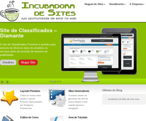 incubadoradesites.com.br: Incubadora de Sites - Sua oportunidade de estar na Web
Aluguel de Sites Premium utilizando o melhor do WordPress Hospedagem Compartilhada, VPS e Servidores Dedicados