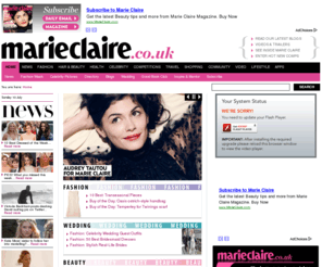 marieclaire.co.uk: Fashion, beauty, celebrities, news | Marie Claire
Marie Claire magazine's daily destination site marieclaire.co.uk is your one-stop shop for celebrity gossip, world news, fashion, beauty and shopping advice, travel reviews, diet and health tips, plus competitions and special offers.