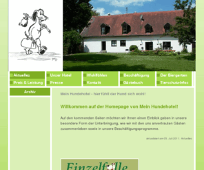 mein-hundehotel.com: Aktuelles - Mein Hundehotel
Mein Hundehotel - Urlaub für den Hund. Individuelle Hunde-Betreuung für Stunden oder Tage.