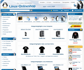 stivendo.com: Linux-Onlineshop.de | Linux kaufen Linux Shop | Hardware Fanartikel Shirts Bücher Computer Distributionen Programme Spiele ISOs
Onlineshop rund um Linux und Open Source. Hardware Fanartikel Bücher Software Computer T-Shirts, Polo-Shirts, Sweat-Shirts, Langarm-Shirts, Tassen, Mousepads, Ubuntu, SUSE, Fedora, Debian, 