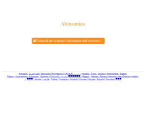 abinomics.com: Abinomics
Abinomics, free financial and economic information and resources.