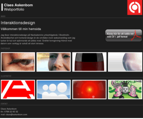 askenbom.com: Claes Askenboms Webportfolio - Index
