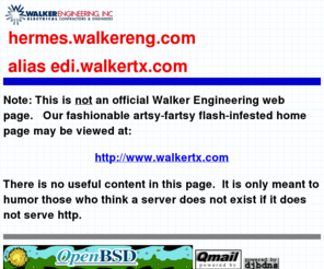 walkereng.com: Walker Engineering, Inc.
the old walkereng page