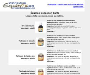 distributionequinox.com: Distribution Equinox
Distribution Équinox est une entreprise qui regroupe les produits 
	agroalimentaires du Québec pour les apporter directement à votre table.