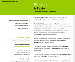 estruturaetexto.com: Estrutura e Texto :: Pgina inicial
Estrutura e texto