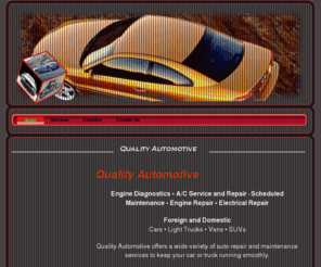 qarepairshop.com: Quality Automotive, Saraland AL - Home
Quality Automotive, Saraland, AL