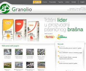 granolio.hr: Naslovnica – Granolio
Tržišni lider u proizvodnji pšeničnog brašna Naši brandovi: Naši proizvodni pogoni PJ Mlin Farina Gornji Draganec PJ Mlin Kopanica Velika Kopanica PJ Silos Bjeliš Slavonski Brod Zdenka - mliječni proizvodi d.o.o Veliki Zdenci Kapelna d.o.o. Kapelna...