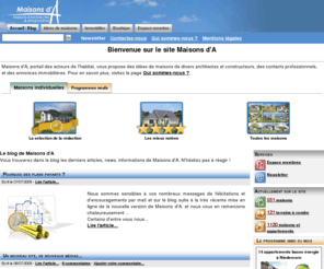 maisondarchitecte.com: Estimatif construction maison - constructeurs pavillons, plans de maisons individuelles - Maisons d'A
Idées de maisons, constructeur pavillon, plan de maison contemporaine, estimatif construction d'une maison... : Venez découvrir un maximum d'informations sur le site de la société Maisons d'A.