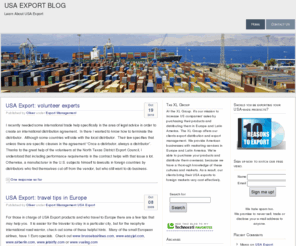 usaexportblog.com: USA Export | Export Management | Export Distribution
USA Export offers information to help you understand more about the ‘ins and outs’ of exporting. We are experts in export distribution and export management.