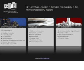 gfpasset.com: GFP Asset - Property Development and Investments
GFP Asset - Property Development and Investments