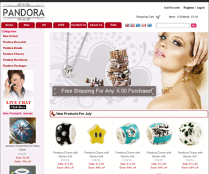 pandora-uksale.com: Pandora Sale: Pandora Bracelets, Charms, Beads & Jewelry sale Now
Get your cheap Pandora Jewellery on Pandora Outlet Store. There are Pandora Charms, Pandora Bracelets and Pandora Beads on sale.