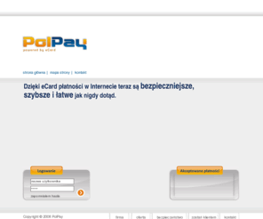 polpay.com.pl: PolPay - bezpieczeństwo i swoboda zakupów w internecie
PolPay - bezpieczeństwo i swoboda zakupów w internecie