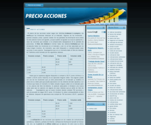 precioacciones.com: precio acciones
El precio de las acciones varian segun  las distintas  órdenes  de  compra  y de  venta  que los inversores efectuan en el mercado. Algunos de los inversores , quieren comprar y otros  quieren vender. En las pantallas de información de la bolsa los dos precios nunca son iguales, ya que cuando se igualan se cruza la operación y esas las acciones que estaban a la compra/venta desaparecen de la pantalla de posiciones. El  libro de órdenes  lo forman todas las órdenes  limitadas  que han introducido todos los inversores en el mercado y aún no se han ejecutado por no haber ningún inversor, de momento, que esté dispuesto a comprar/vender esas acciones a esos precios.