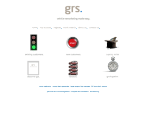 e-grs.com: grs. - grs vehicle remarketing made easy
grs vehicle remarketing solutions made easy