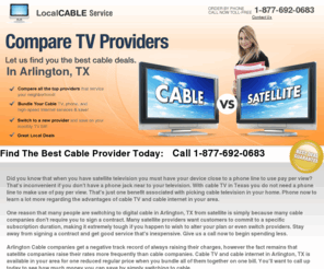 arlingtoncable.org: Cable TV Arlington, TX | Top TV & Cable Internet Service in Arlington
Order Arlington Cable TV Today. One call is all you need to get digital cable in Arlington TX.