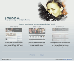 emiliana.nu: emiliana.nu - fans community on Emiliana Torrini
Emiliana Torrini fans community