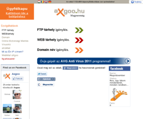 oktet.hu: webtárhely (aXo.hu)- ftp tárhely (aXgoo.hu) - Online Biztonsági mentés
webtárhely (aXo.hu)- ftp tárhely (aXoHost.hu) - Online Biztonsági Mentés (aXgoo.hu)