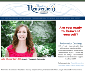 strategiclifecoaching.net: Road To Reinvention Coaching | Julie Shepardson | Counselor and Life Coach
Julie Shepardson is a licensed mental health counselor who offers Psychotherapy and Life Coaching to individuals of all ages.