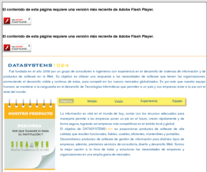 datasystems1024.com: DataSystems1024 Soluciones Informáticas C.A.
Empresa dedicada al desarrollo de Sistemas de Información funcionales;
especializada en el área académica de programas nacionales de formación (PNF) y carreras universitarias tradicionales 