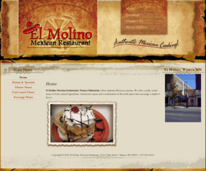 elmolinowaseca.com: El Molino Mexican Restaurant
El Molino Mexican Restaurant, Waseca MN