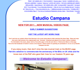 estudiocampana.com: Estudio Campana
The Art Gallery and publications of the Maddock Family, Fuzzy Memories, Fuzzy Moonraker Memories, by Gordon Maddock, Stars of Burma, Mount Moriah Project and more