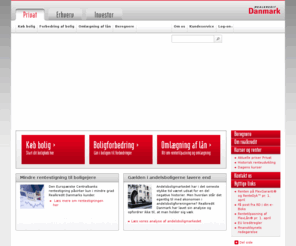 rdeuribor3.com: Realkredit Danmark - Privat
I Realkredit Danmark hjælper vi dig med at få overblik over dit boligkøb og dine boligforbedringer og projekter. Vi rådgiver dig også i forhold til omlægning af lån. Find svar på det meste her, og kontakt os for rådgivning.