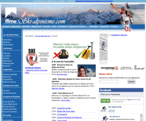 ski-alpinisme.com: Féderation Française de la Montagne et de l'Escalade (FFME) - Alpinisme - Canyonisme - Escalade - Randonnée - Raquette à neige - Ski-alpinisme
FFME - federation francaise de la montagne et de l escalade : resultats et calendrier de competition, stage decouverte, formation loisir ou professionelle, 1100 clubs pour decouvrir les activites de montagne et d'escalade