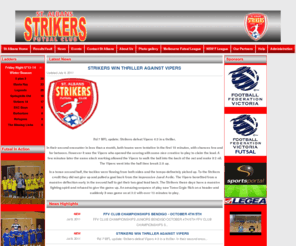 strikersfutsal.com: St Albans Strikers Futsal:Home
St Albans Futsal:  Latest results, news and team information