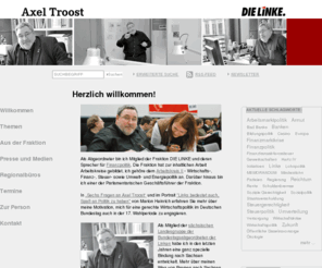 axel-troost.de: Willkommen (Axel Troost, MdB Linksfraktion)
