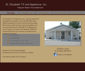 stetv.net: Profile
Home Page, St. Elizabeth TV and Appliance, follow us on FB