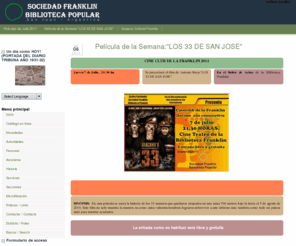bibliotecafranklin.org.ar: www.bibliotecafranklin.org.ar - Inicio
Joomla - the dynamic portal engine and content management system