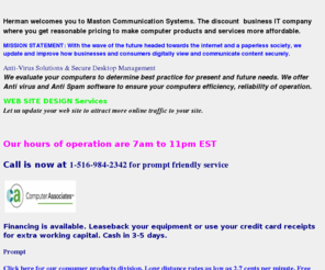 mastcom.net: Anti Virus and anti Spam Solutions
We test and evaluate anti virus and Anti Spam software to determine efficiency, reliability, and compatibility with existing system, and make purchase recommendations. 
