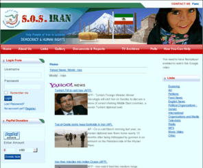 sosiran.org: SOS IRAN
S.O.S.IRAN, help people of Iran to achieve democracy and human rights
